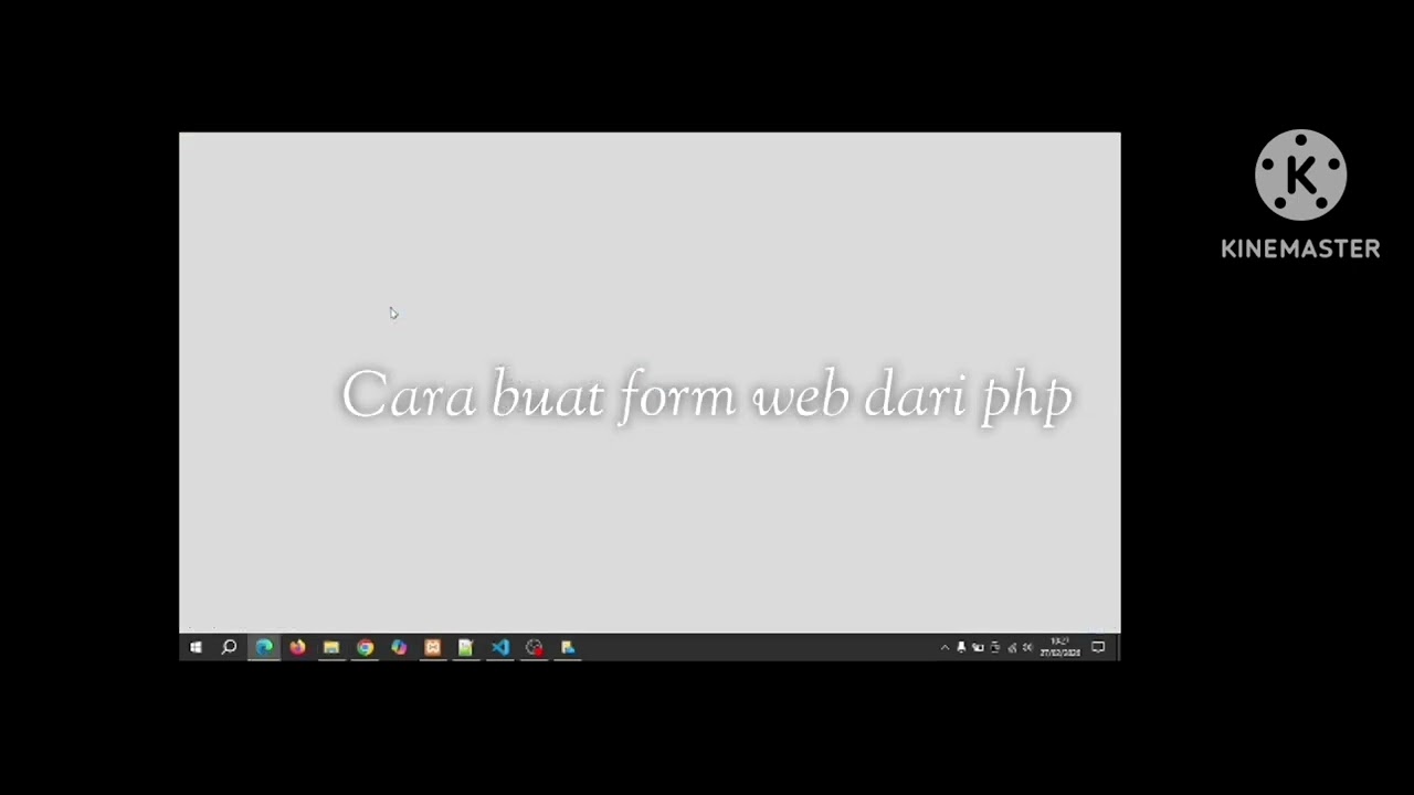 Cara membuat form web di php