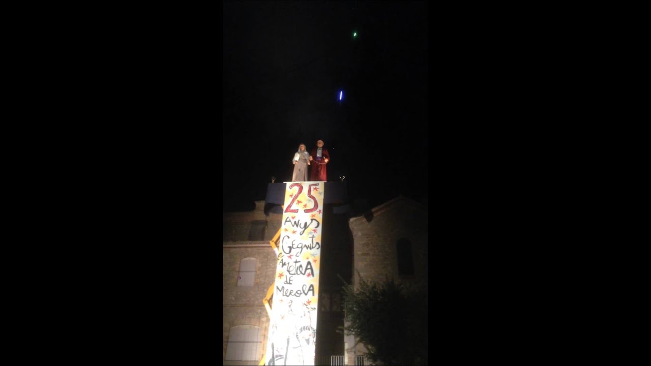 Gegants Ametlla de Merola - Esclat final 25è aniversari