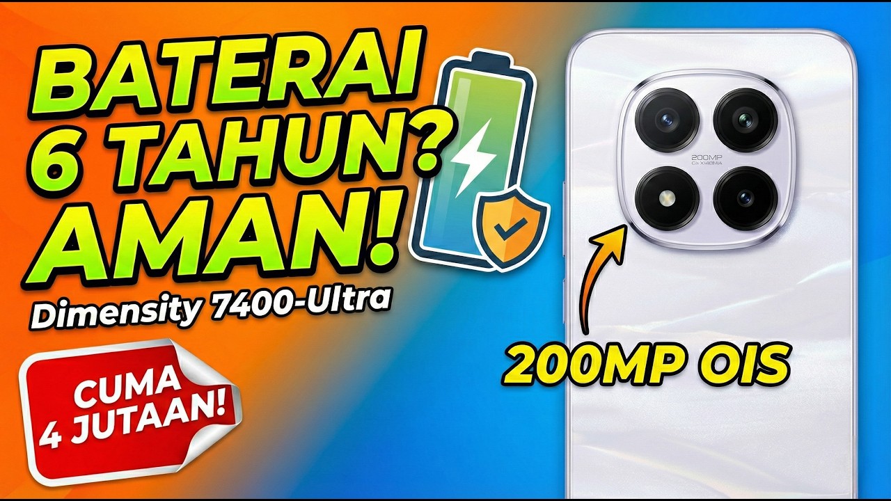 Review Xiaomi Redmi Note 15 Pro 5G - Baterai Aman 6 Tahun?