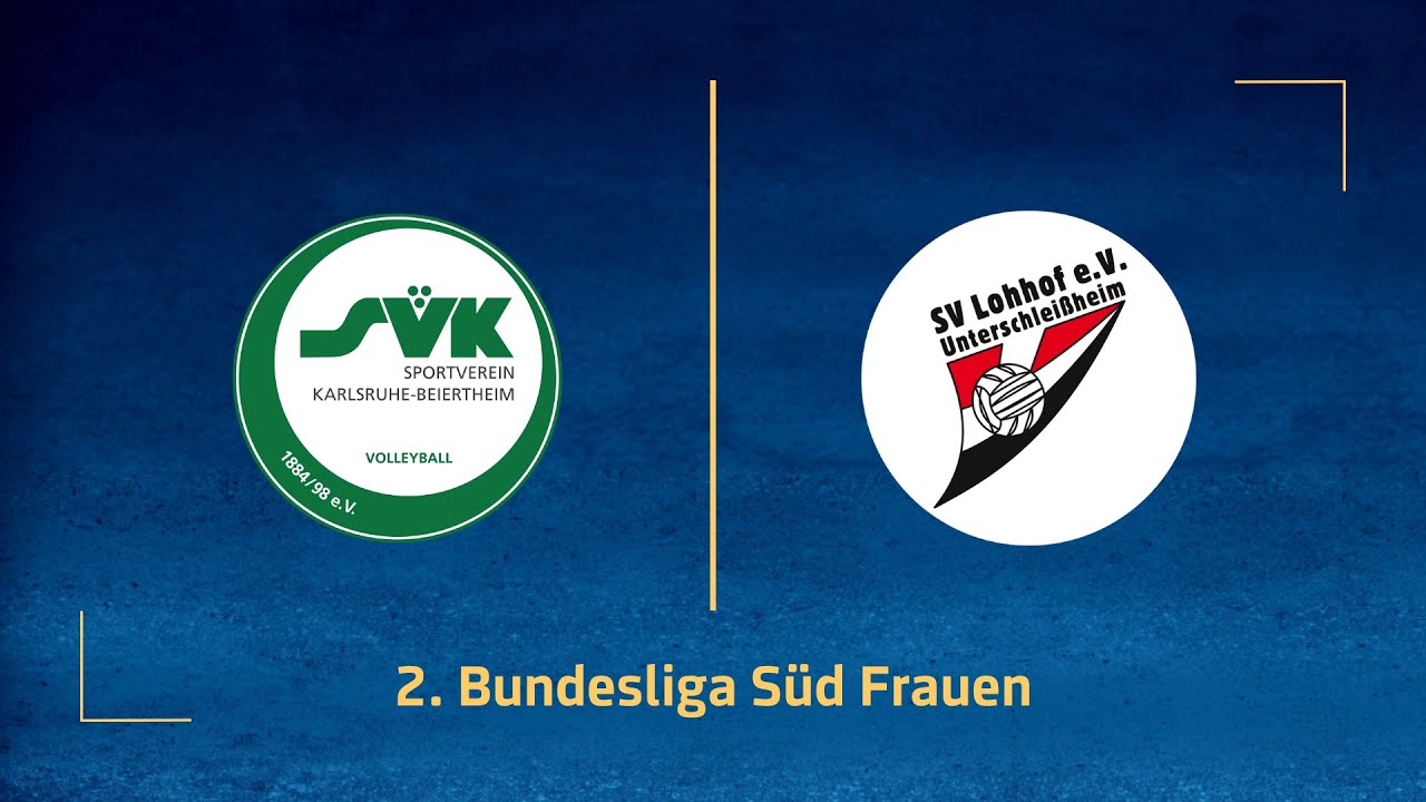 SV Karlsruhe-Beiertheim – SV Lohhof (2. Volleyball Bundesliga Süd F 25/26)