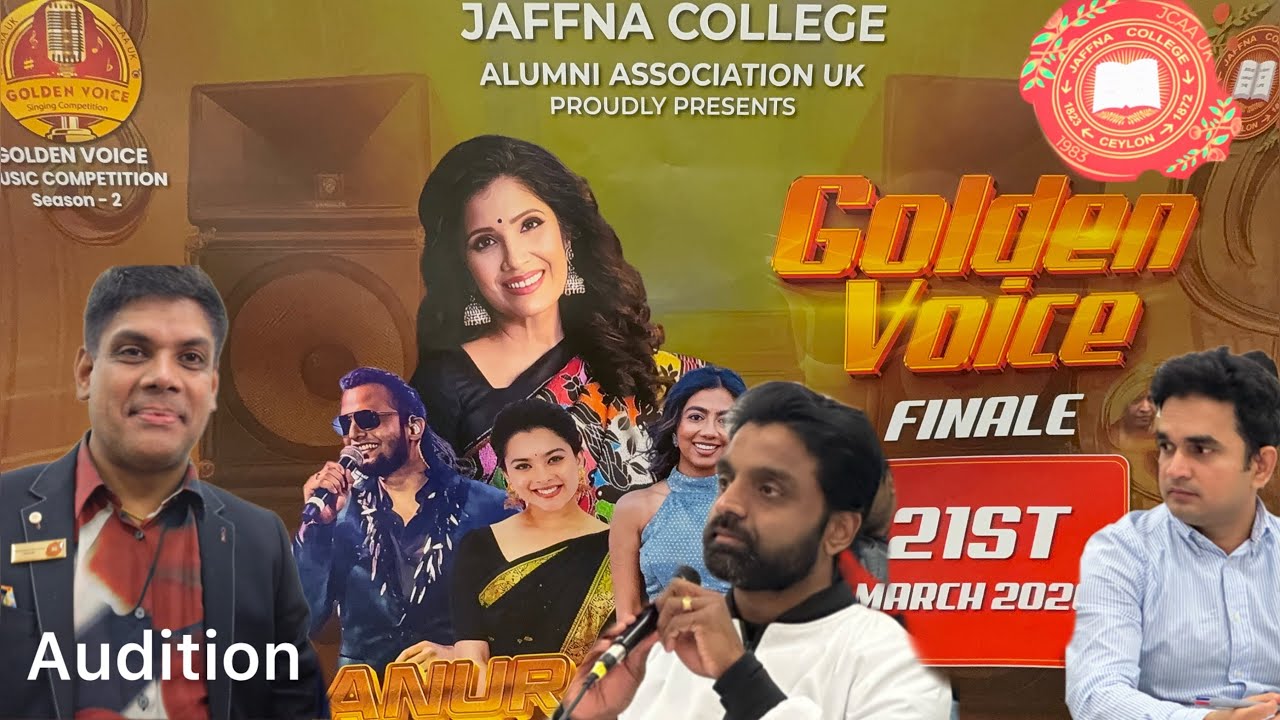 Golden Voice Season 2 Audition | Anuratha Live in London 21st March Jaffna College Alumni 🇬🇧  