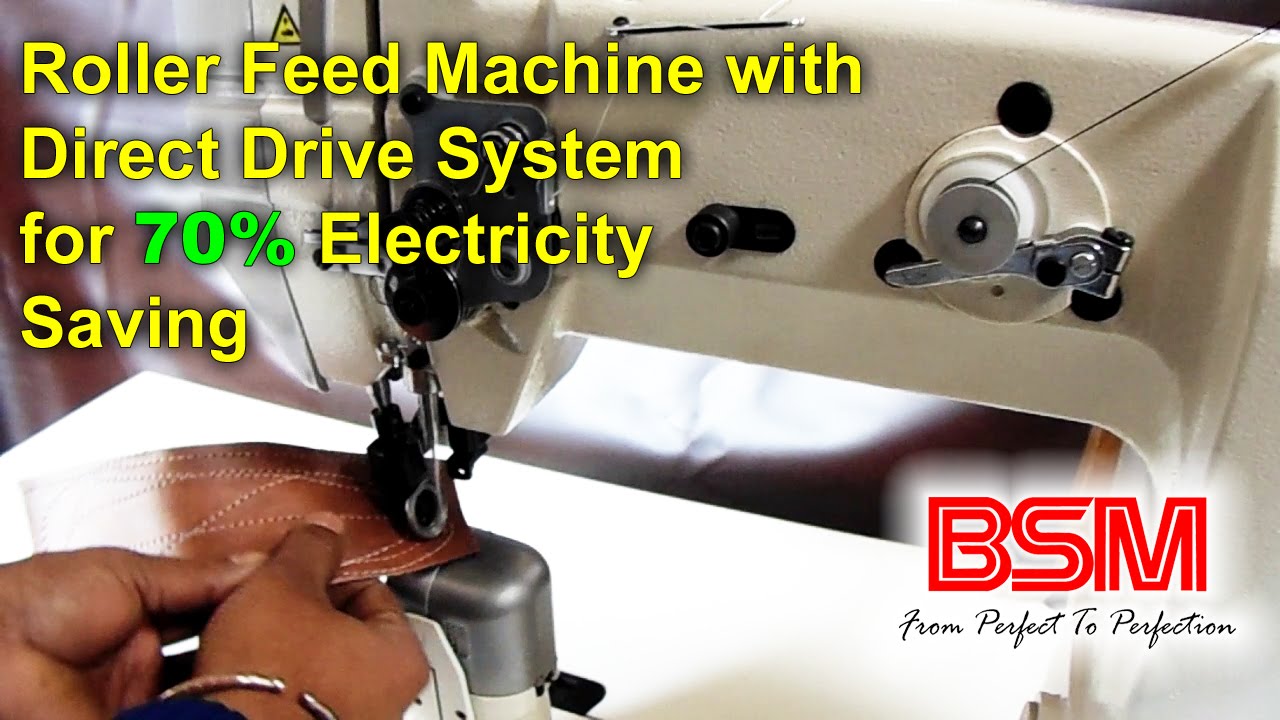 TX-9910D Single Needle Post Bed Roller Feed With Direct Drive System