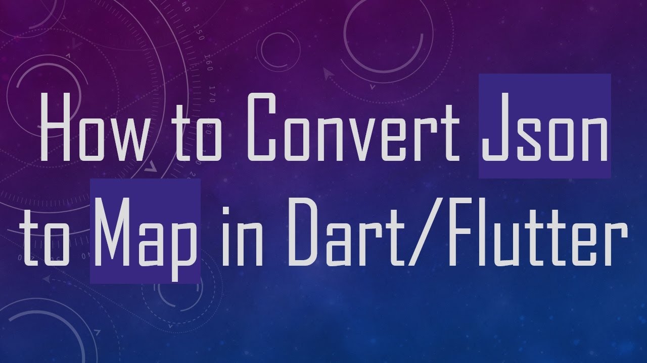 How to Convert Json to Map in Dart/Flutter