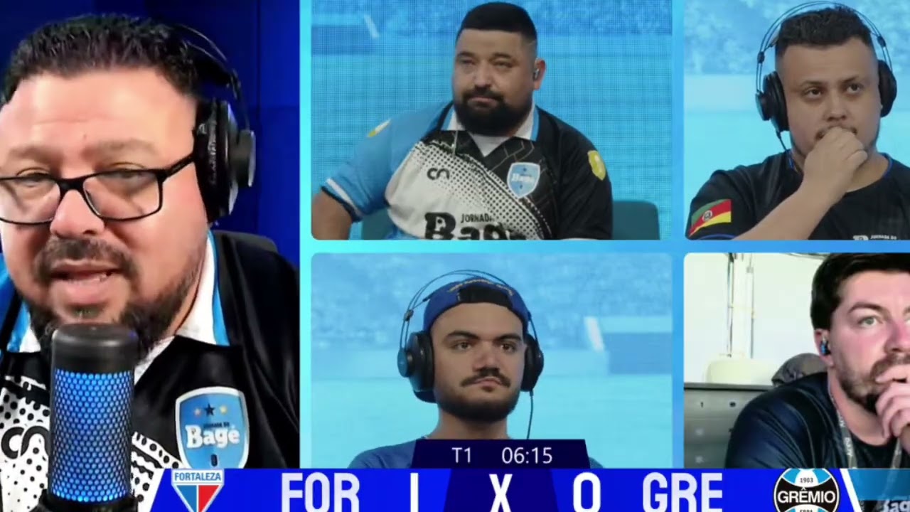 REA&Ccedil;&Otilde;ES GREMISTAS - FORTALEZA 2 X 2 GR&Ecirc;MIO - FARID REVOLTADO (COMO SEMPRE)