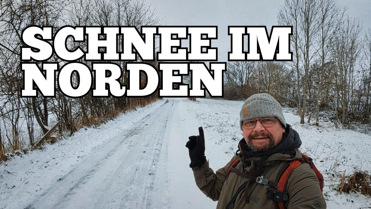Wintertraum am Bothkamper See: Endlich richtig Schnee im Norden!
