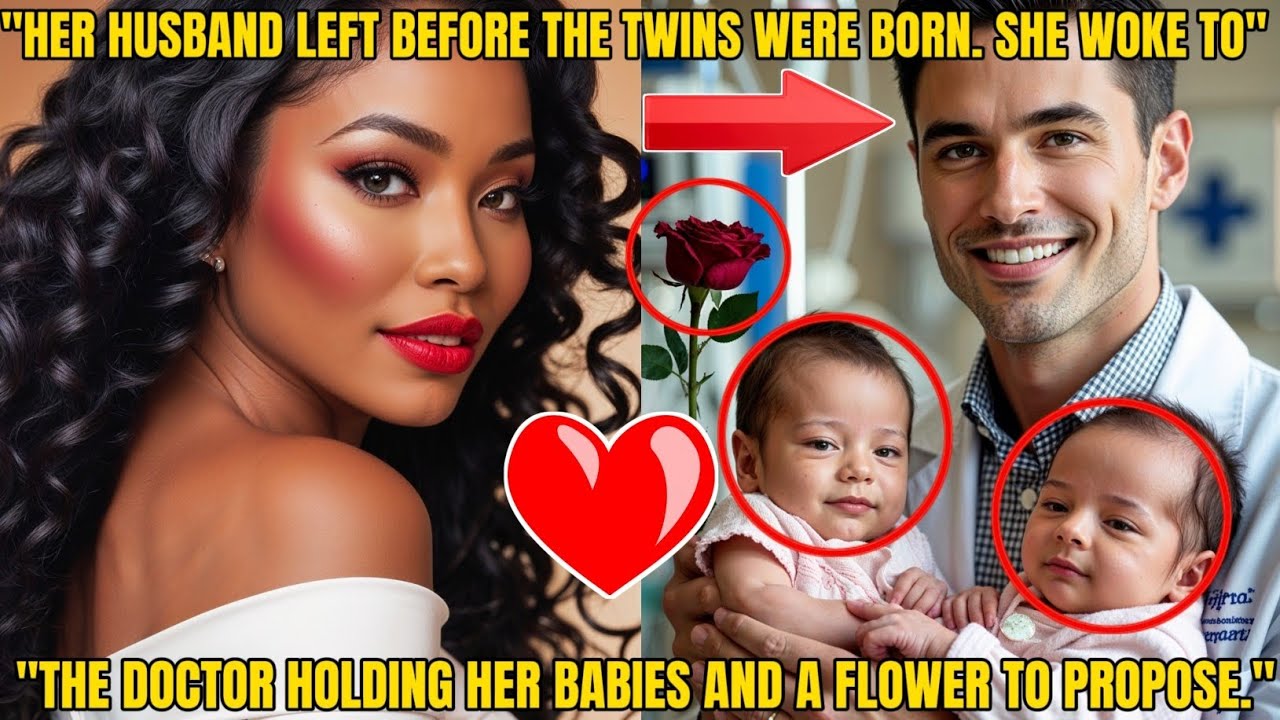 CEO LEFT HIS WIFE BEFORE THE BIRTH. SHE WOKE TO A DOCTOR HOLDING TWINS AND FLOWERS FOR A PROPOSAL.
