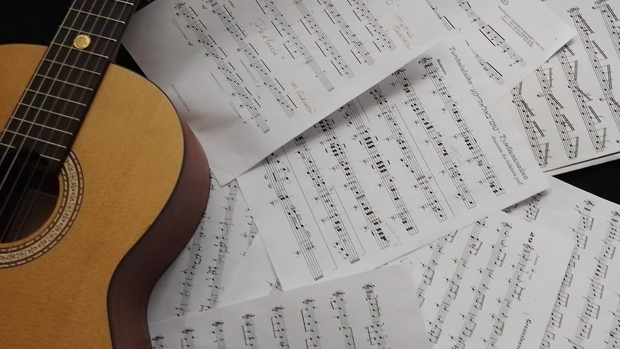 Quelques m&eacute;lodies pour d&eacute;buter la guitare classique. Vol.I//Несколько несложных пьес для гитары.Ч.1