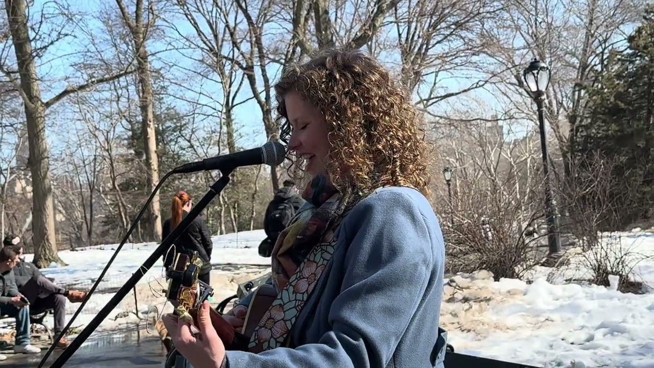 Let It Be - Hey Jude -  Oh! Darling 💜 Liz at Strawberry Fields, Central Park, NYC 