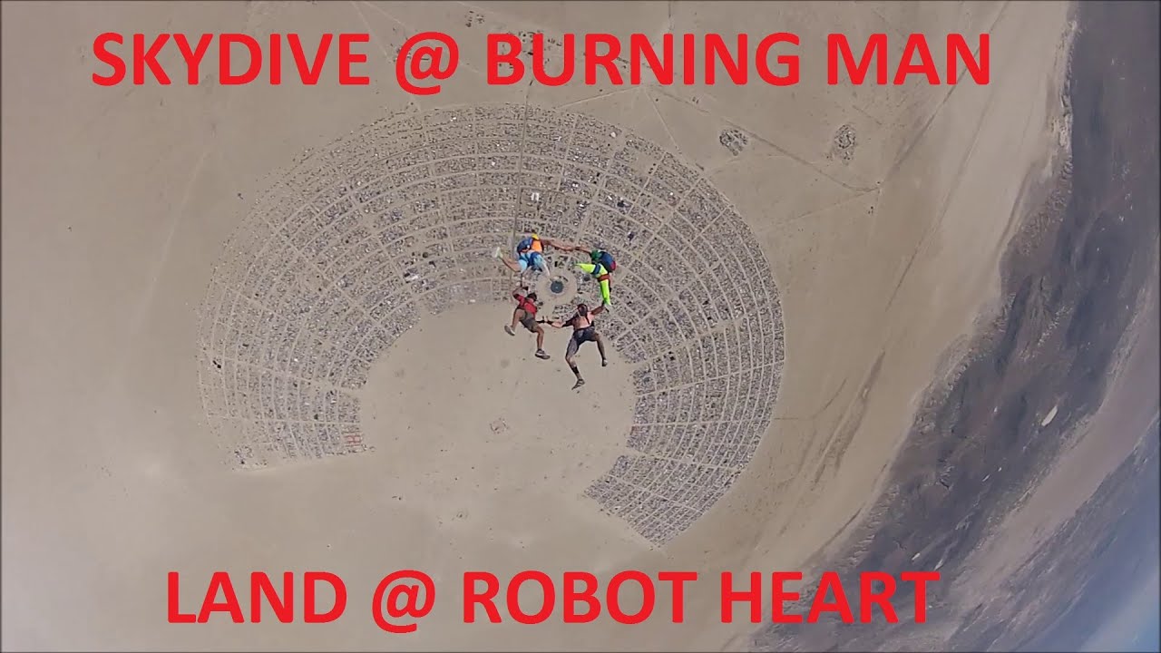 Come & Fly over Burning Man Caravansary 2014 HD