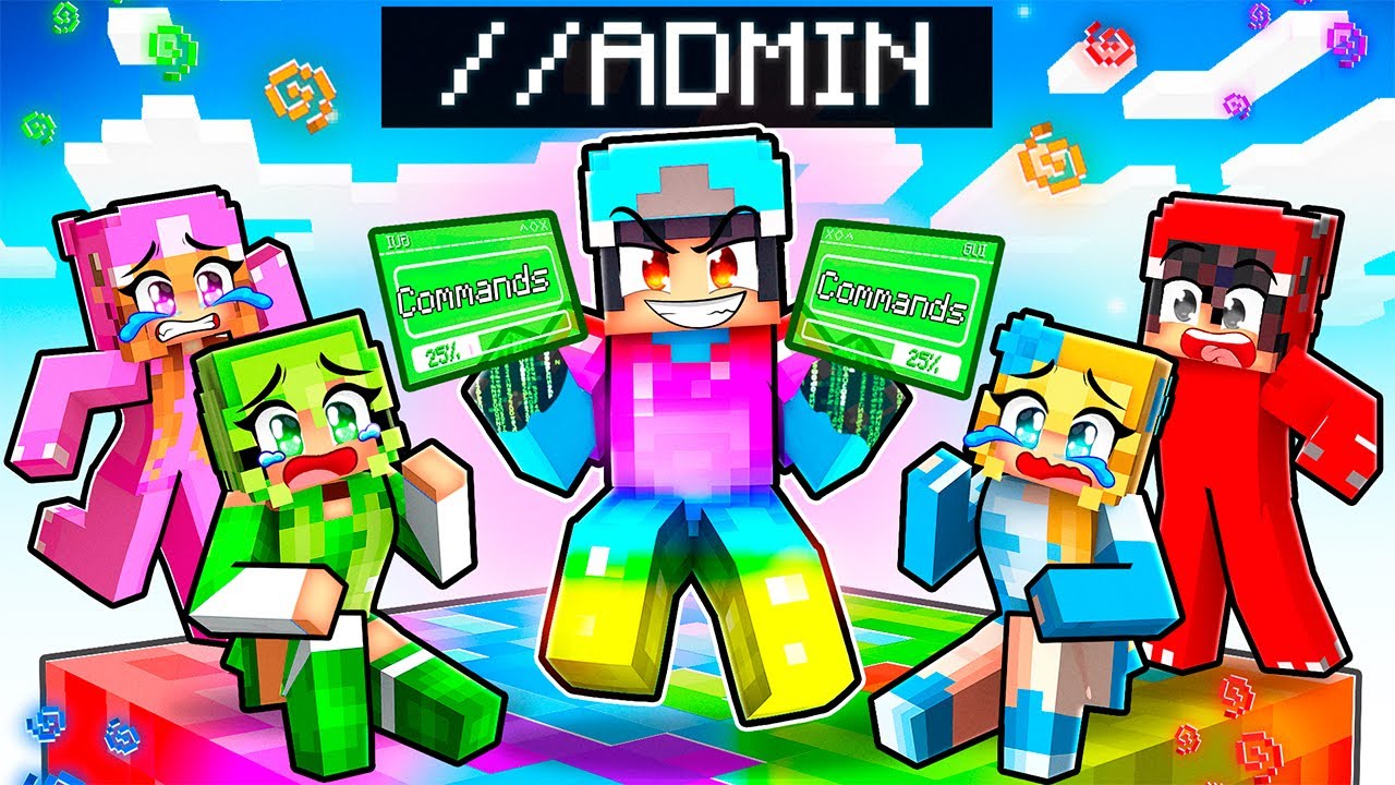 Using OWNER ADMIN COMMANDS on One OP Block in Minecraft!