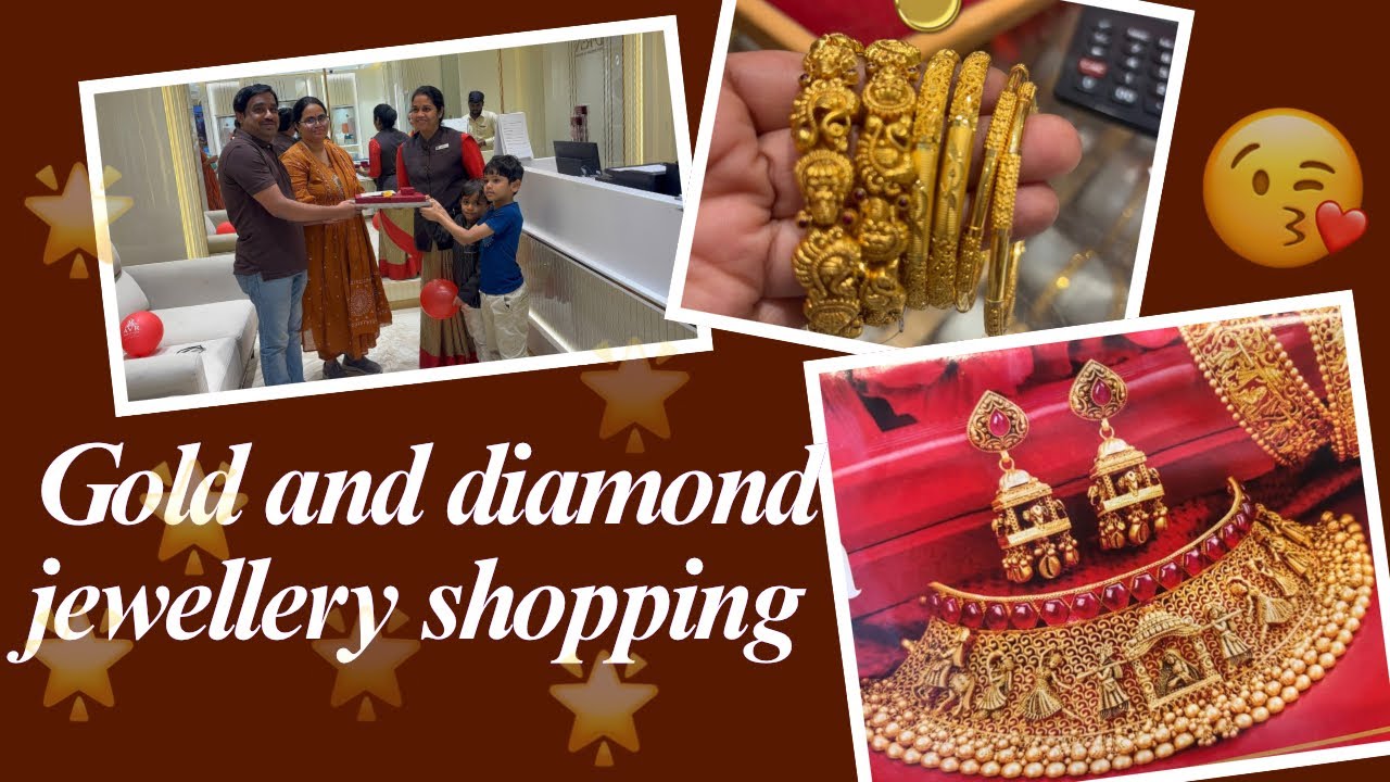 Gold 🌟కొన్నానా Diamonds 💎కొన్నానా |అమ్మతో shopping|bangle guage తెలుసా@sowjanya_eswar 