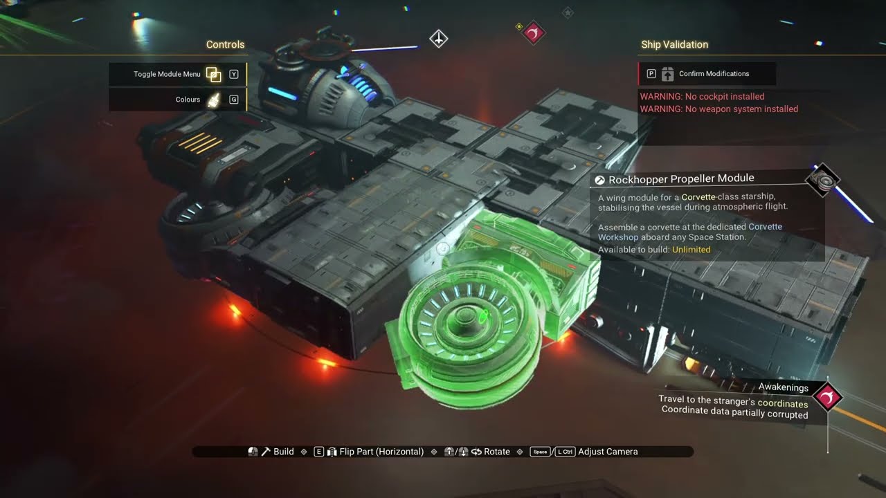 No Man's Sky Corvette Builder easy and useful glitches anyone can do
