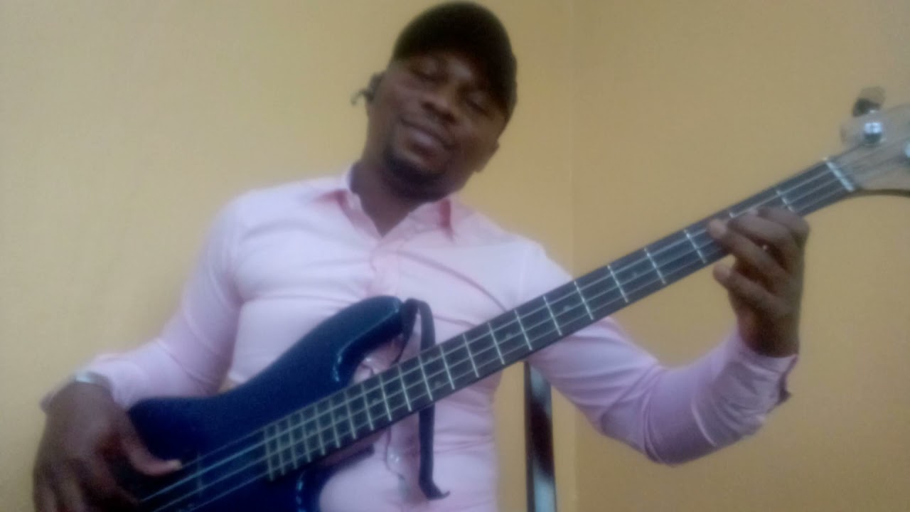 bass cover Ron kenoly. righteousness, peace and joy
