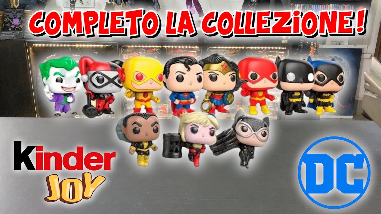 KINDER JOY DC FUNKO 2023! 🦇 COLLEZIONE COMPLETA!!!