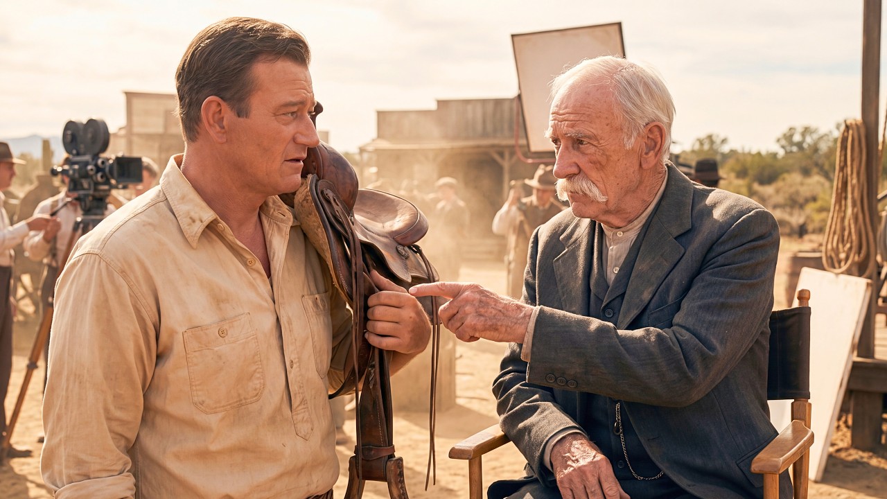 Wyatt Earp Pointed at John Wayne's Saddle on Set &mdash; The Words He Said Built a Career