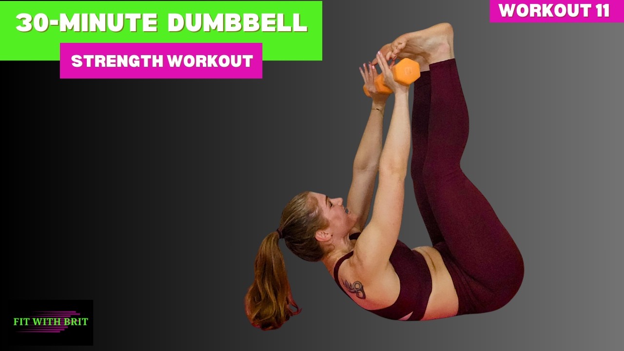 30-Minute Dumbbell Workout: Strength Workout