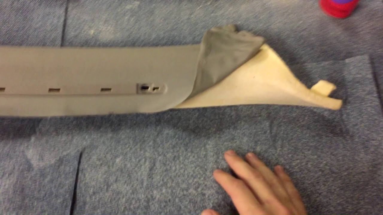 BMW E46 A Pillar Upholstery Repair