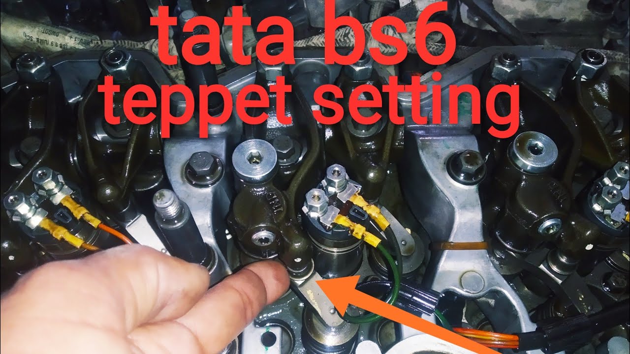 tata bs6 teppet setting|| tata bs6 teppet set || valve clearance || tata bs4 teppet setting