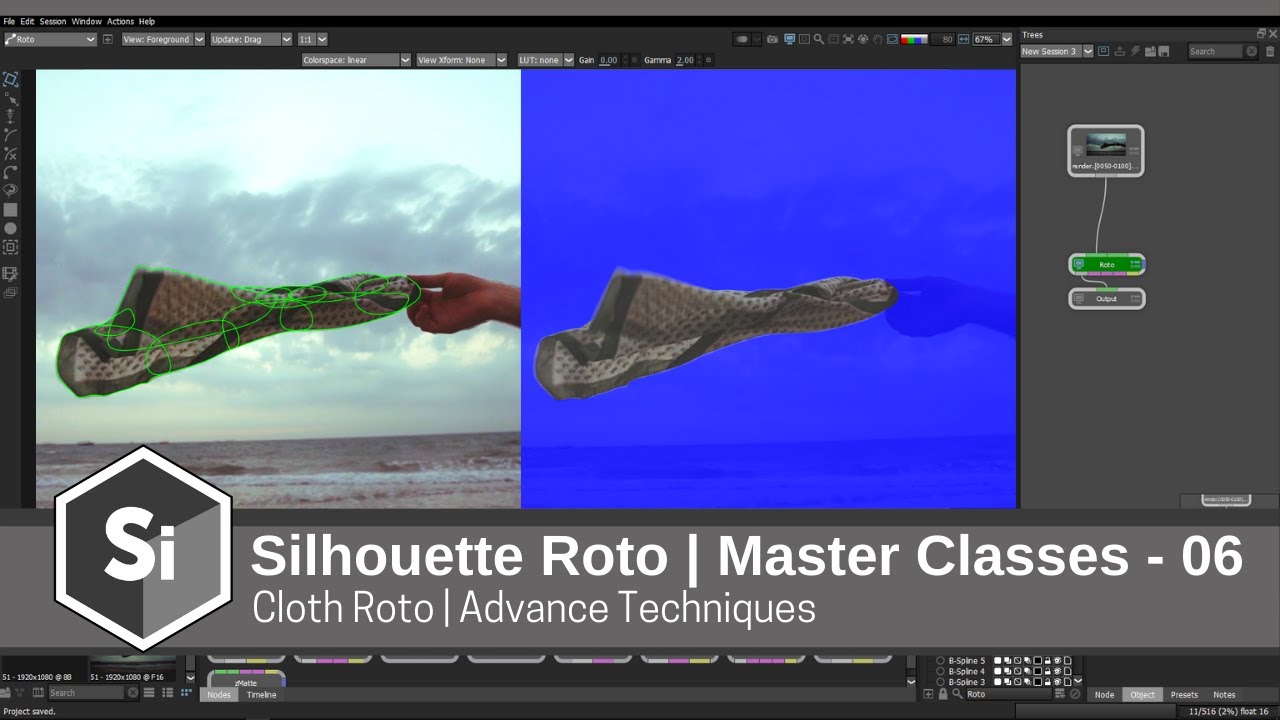 Silhouette Roto | Master Classes - 06 | Cloth Roto | @Boris FX