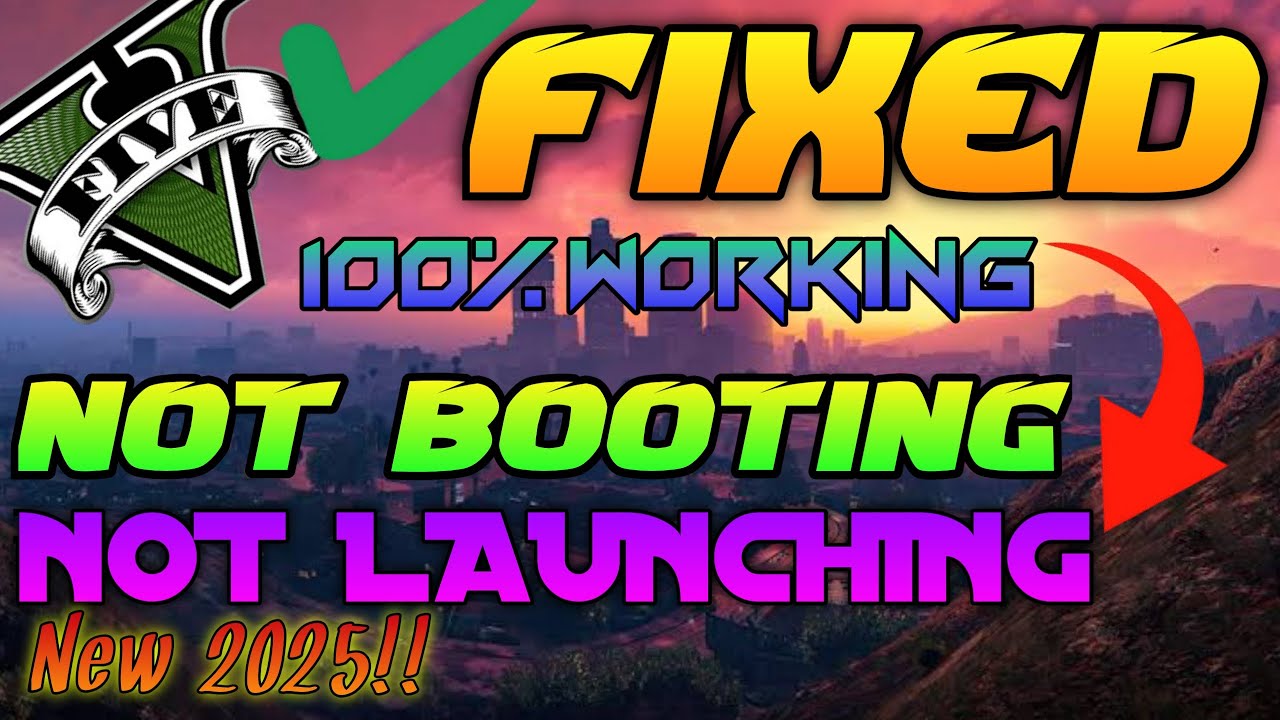 GTA 5/V NOT LAUNCHING/Starting/Booting/Running Fix | Not Launching Solved | 100% Working with proof