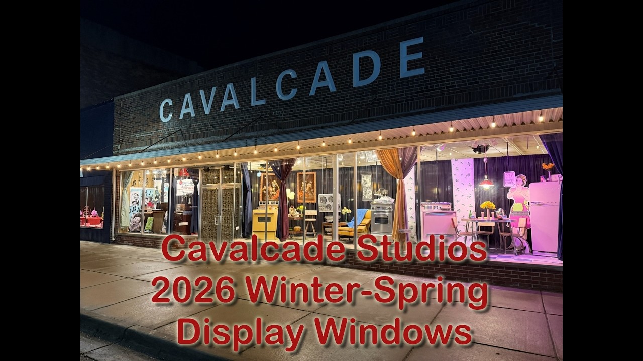 Витрины Cavalcade Studios на зиму-весну 2026 года: кухни 20-го века и радиопередача Cavalcade Rad...