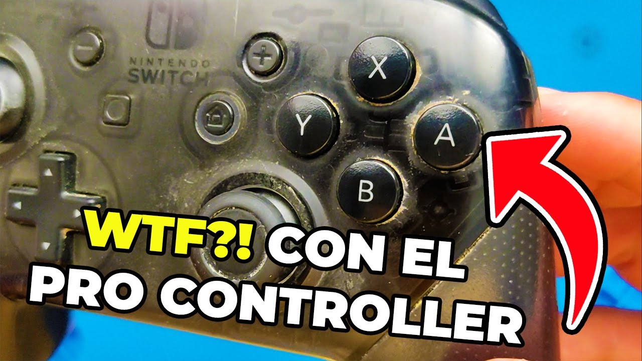 LIMPIANDO un PRO CONTROLLER de NINTENDO SWITCH
