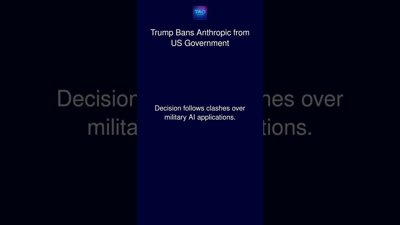 Trump Bans Anthropic from US Government