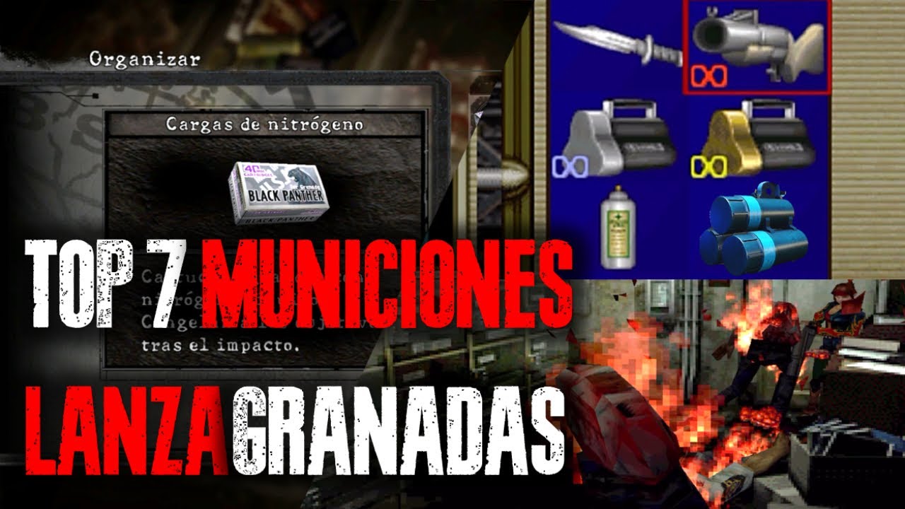 LAS 7 MEJORES MUNICIONES DEL LANZAGRANADAS EN RESIDENT EVIL