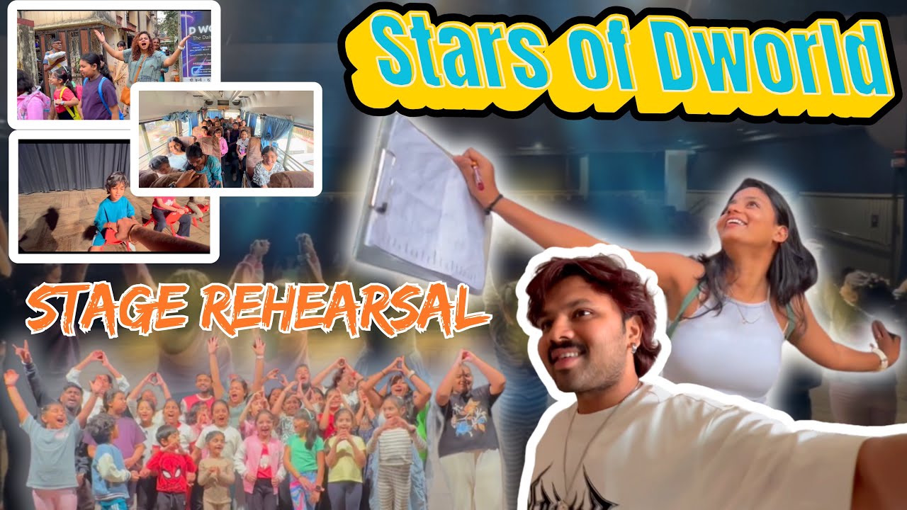 Stars of Dworld ✨ #stageshow #rehearsal #bts #meprathameshboltoy #students #class 