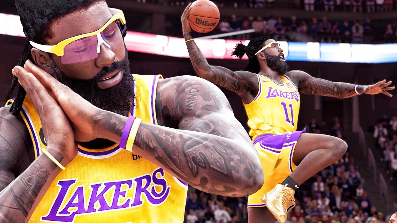 NBA 2K23 Моя карьера - Удар в прыжке и фирменные анимации! Геймплей нового поколения.