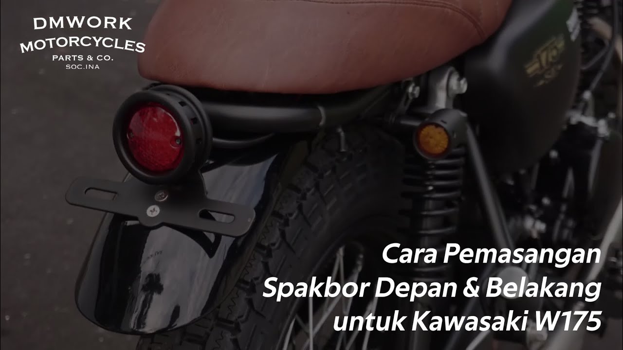 Cara Pemasangan Spakbor Depan & Belakang W175 #DMWorkMotorcycle