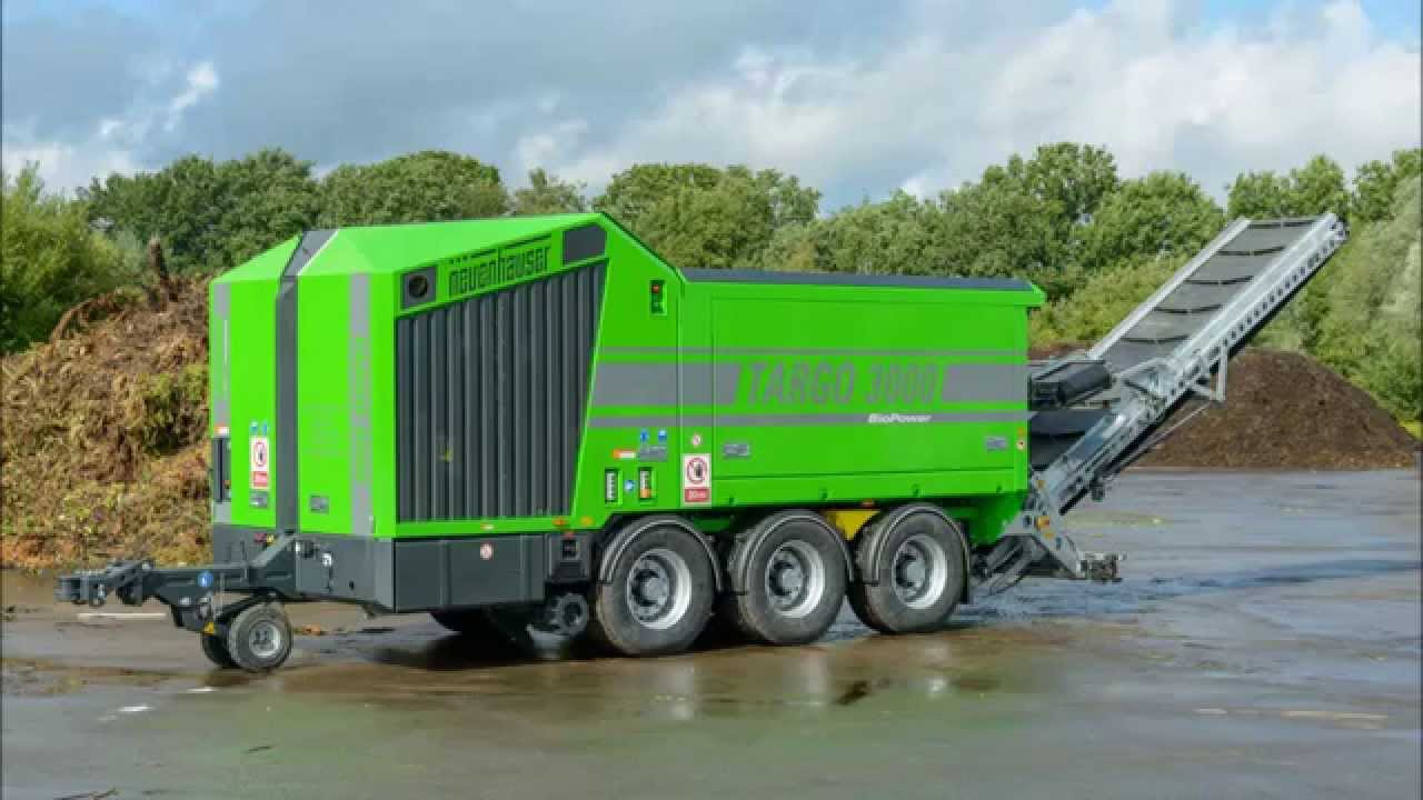 Neuenhauser Umwelttechnik - TARGO 3000 Ein-Wellen-Zerkleinerer