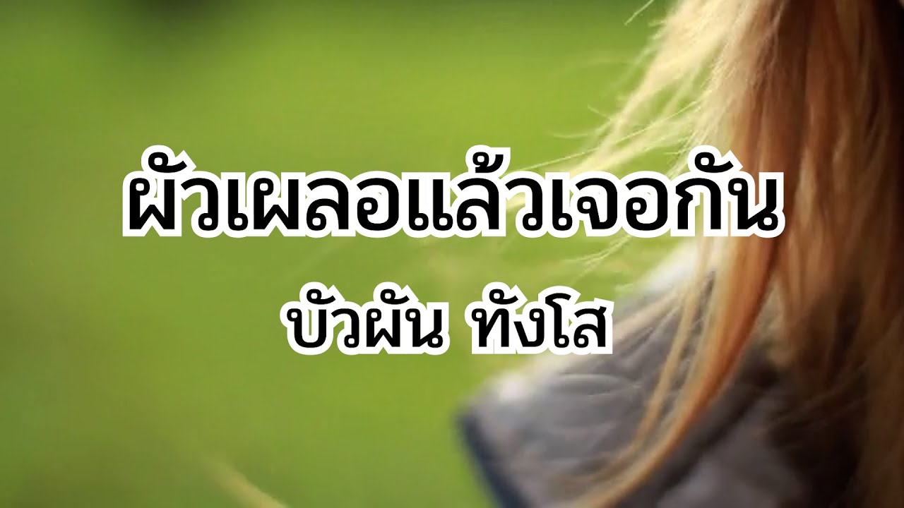 ผัวเผลอแล้วเจอกัน - บัวผัน ทังโส (Lyrics)