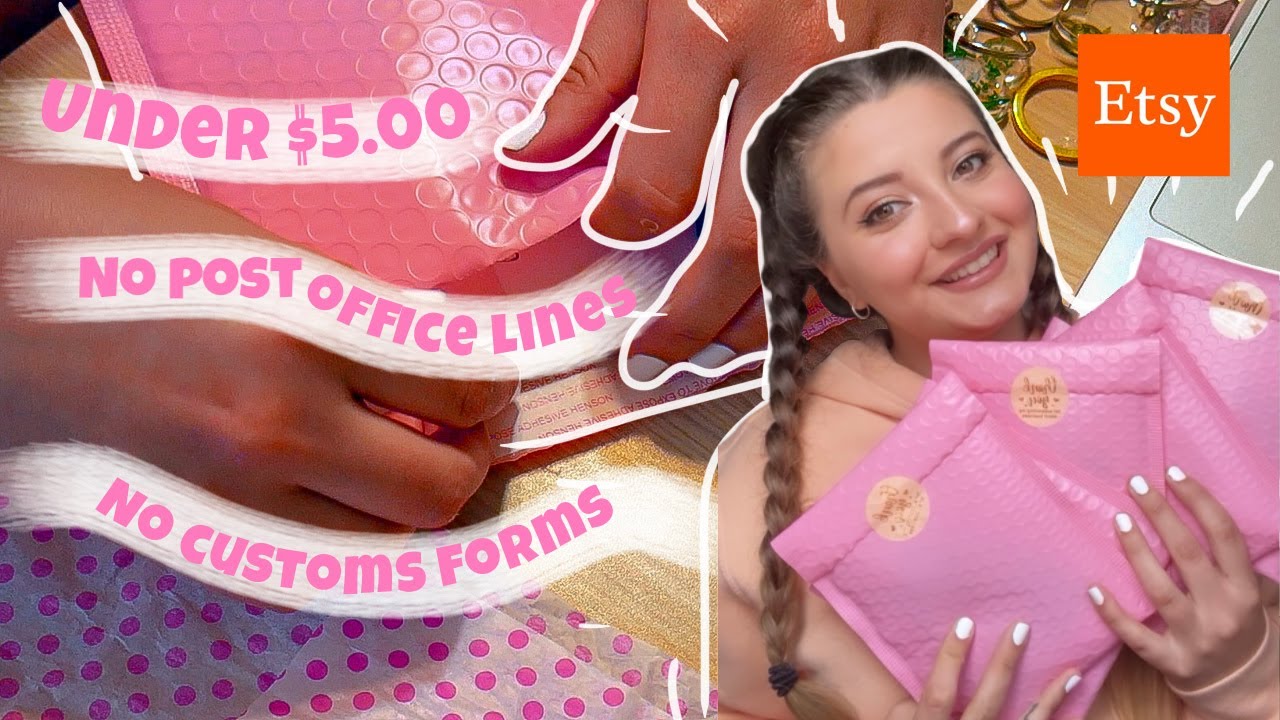 How I Package And Ship Etsy Orders | Super Cheap & Easy! | For Small Items |