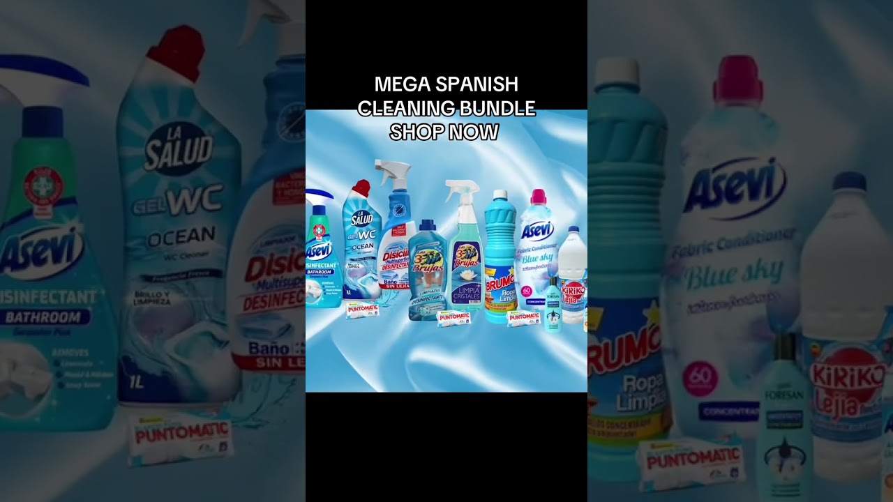 Top Spanish Cleaning Products to Try Today! #spanishcleaningproducts