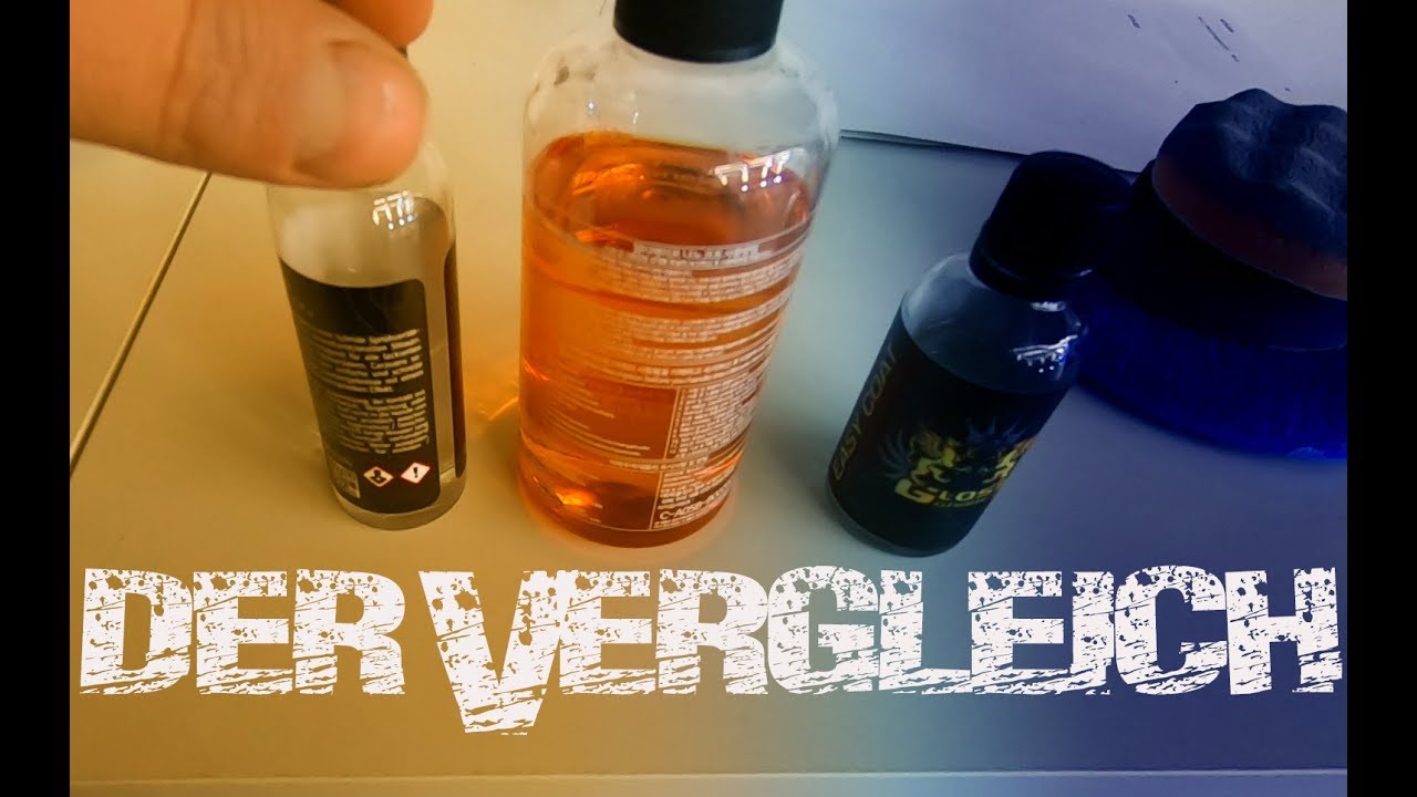 Easy Coat vs. Ultimate Nano Coat vs. 365 Coat // Der Coating vergleich // Stefan Regelt
