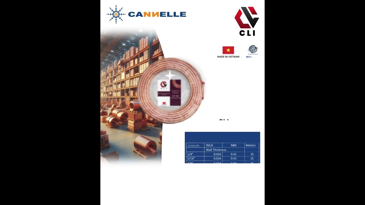 CLI ECO LITE  | Copper Coils | Copper Pipe |