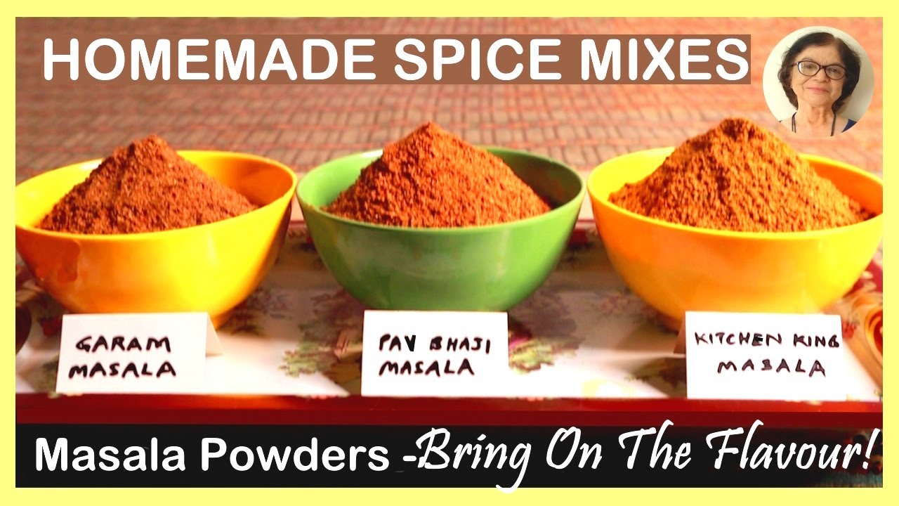 Homemade Spice Masalas / 3 Awesome Indian Spice Mixes / Indian Spice Powders