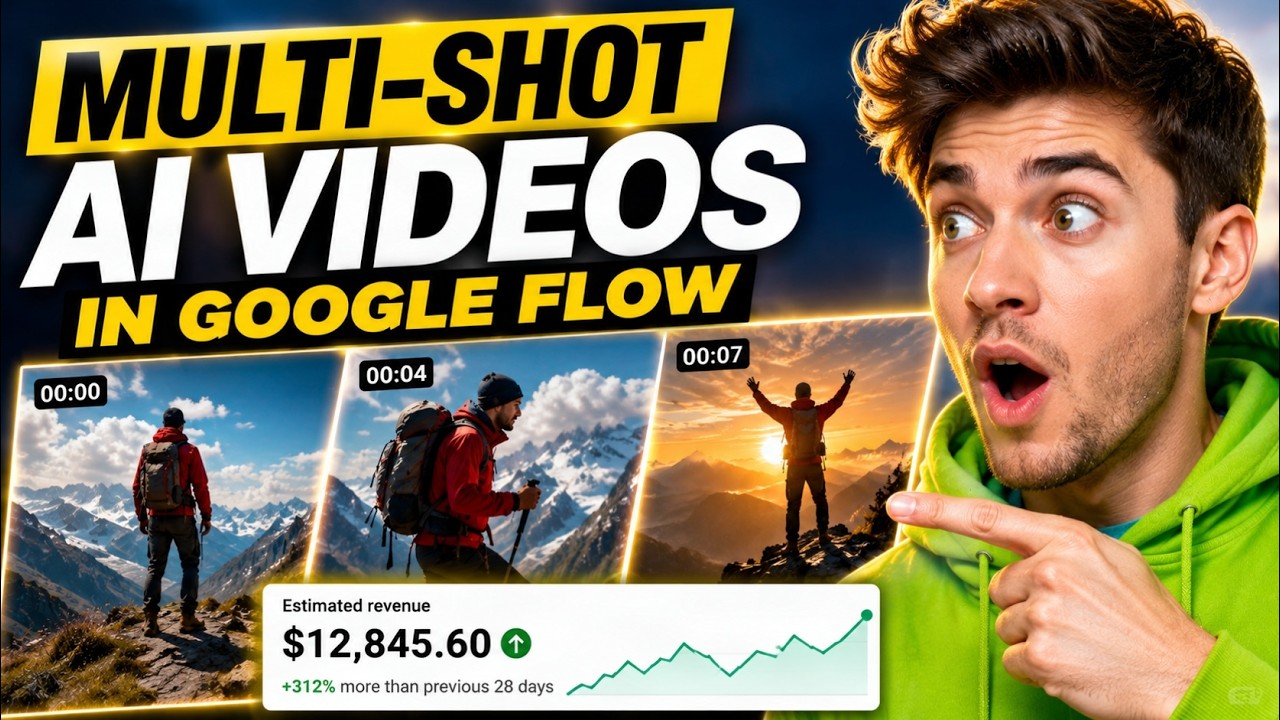How to Create Multi-Shot AI Videos in Google Flow (100% FREE Method)