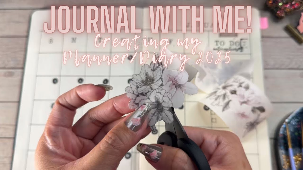 ASMR Creative Journaling | Diary&bull;Planner2025+Cluster Spread #journaling #artjournal #scrapbooking