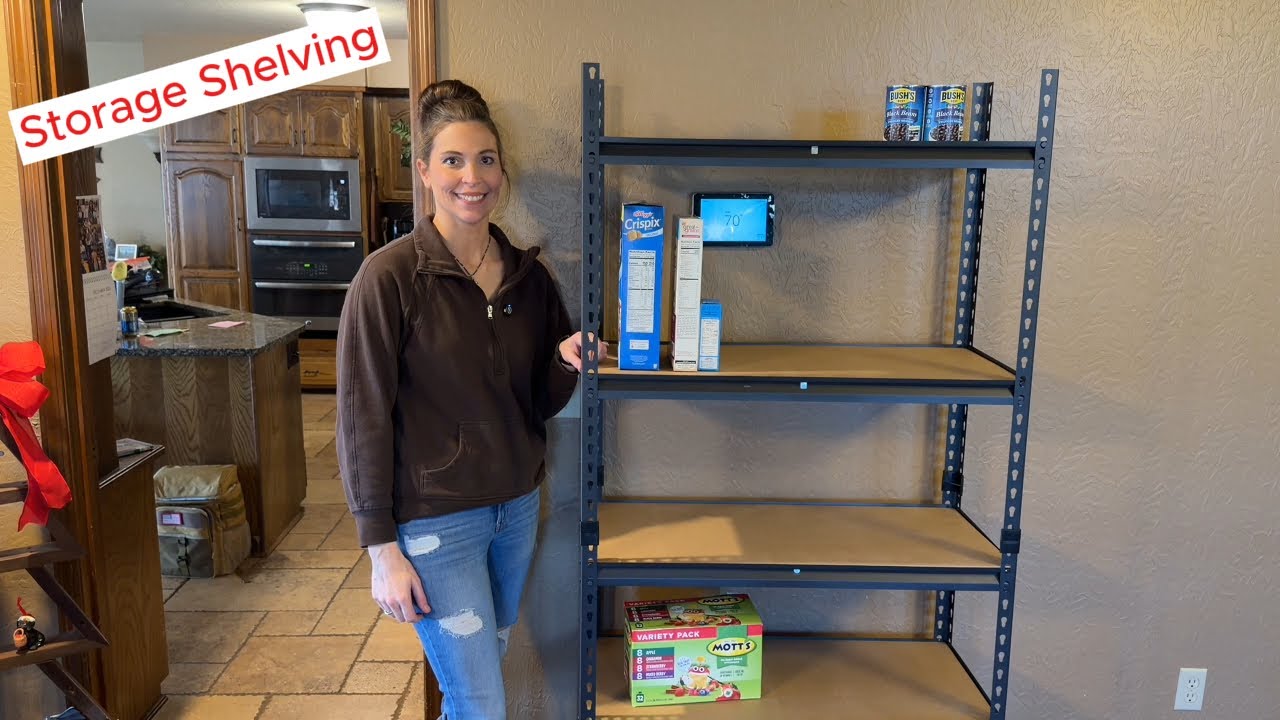 LEVELEVE 5-Tier Heavy Duty Metal Storage Shelving