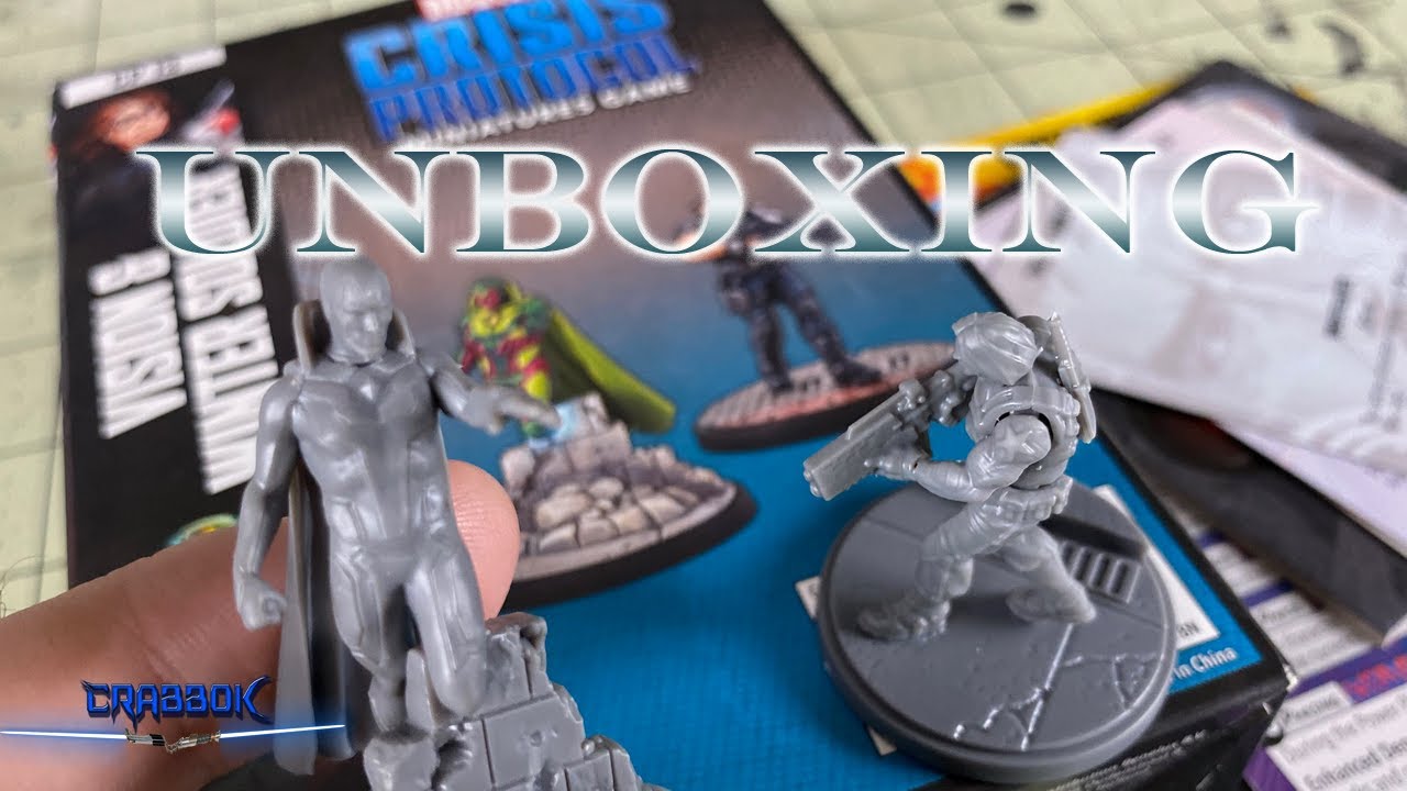 Marvel Crisis protocol - Vision and Winter Soldier Unboxing!