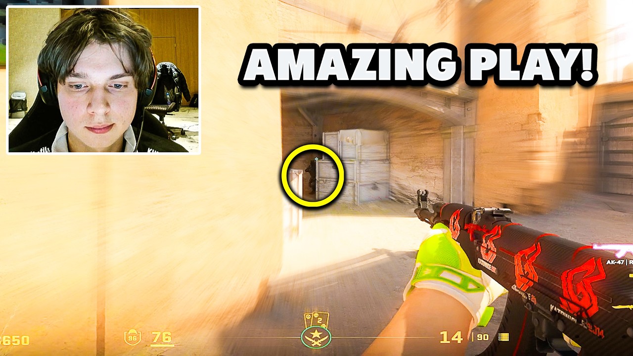 kyousuke gets an Amazing Ace. magixx Crazy Peek against NAVI - CS2