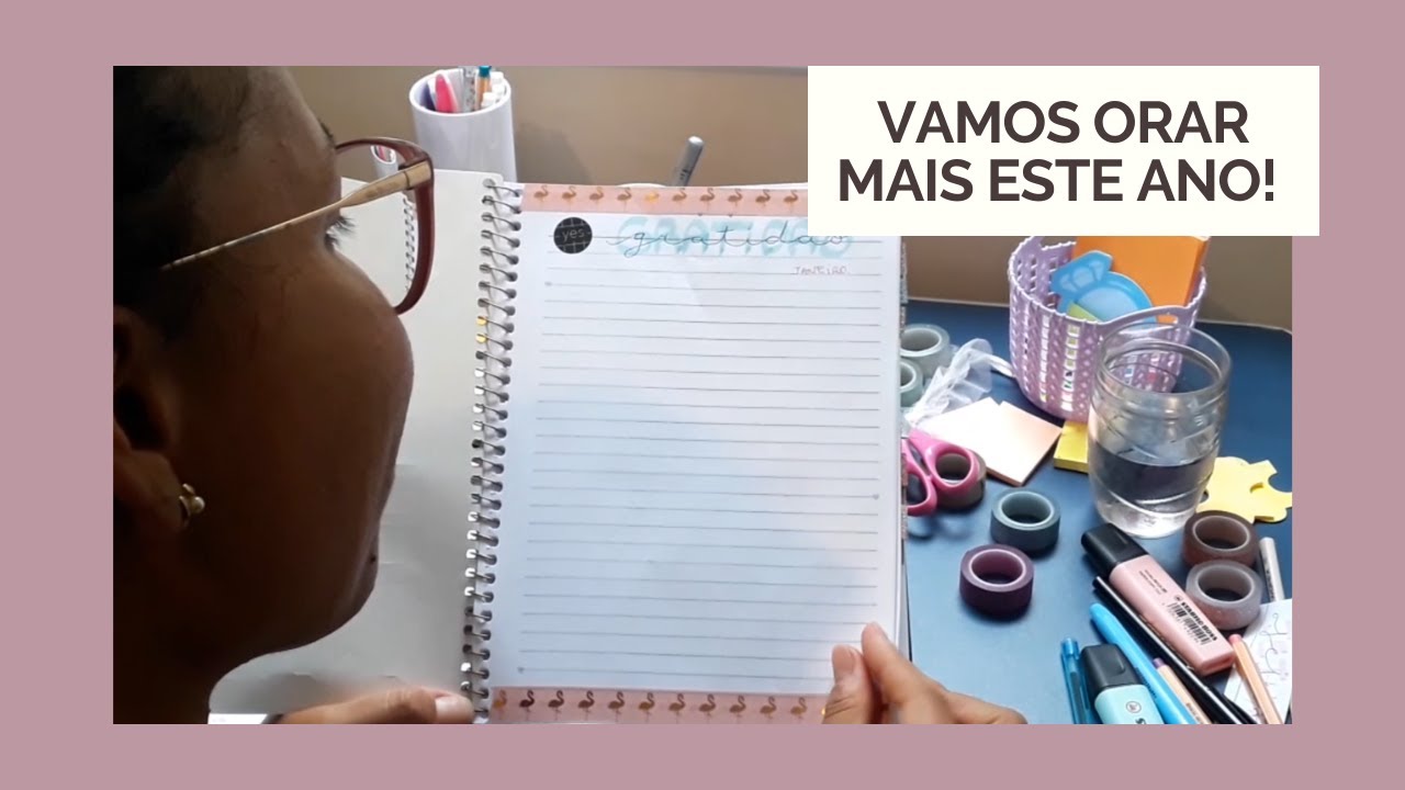Como fazer um Caderno de Oração 2020 | devocional