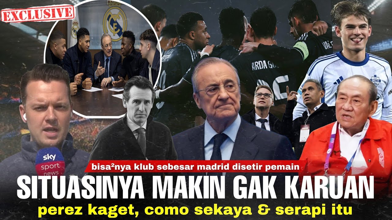 KACAU! 4 Pemain Temui Perez Tolak Emery Jadi Pelatih Baru: Ayolah Gausah Gengsi Belajar Dari COMO 