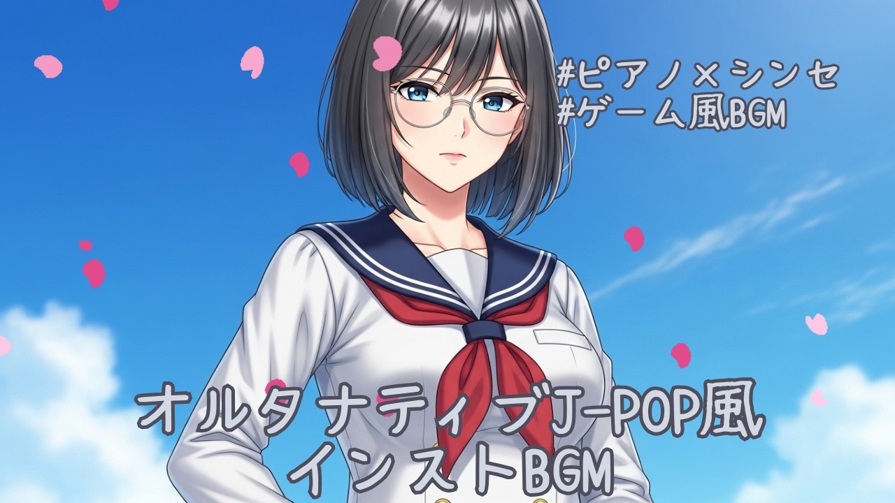 【作業用】オルタナティブJ-POP風インスト曲【ゲーム風BGM】