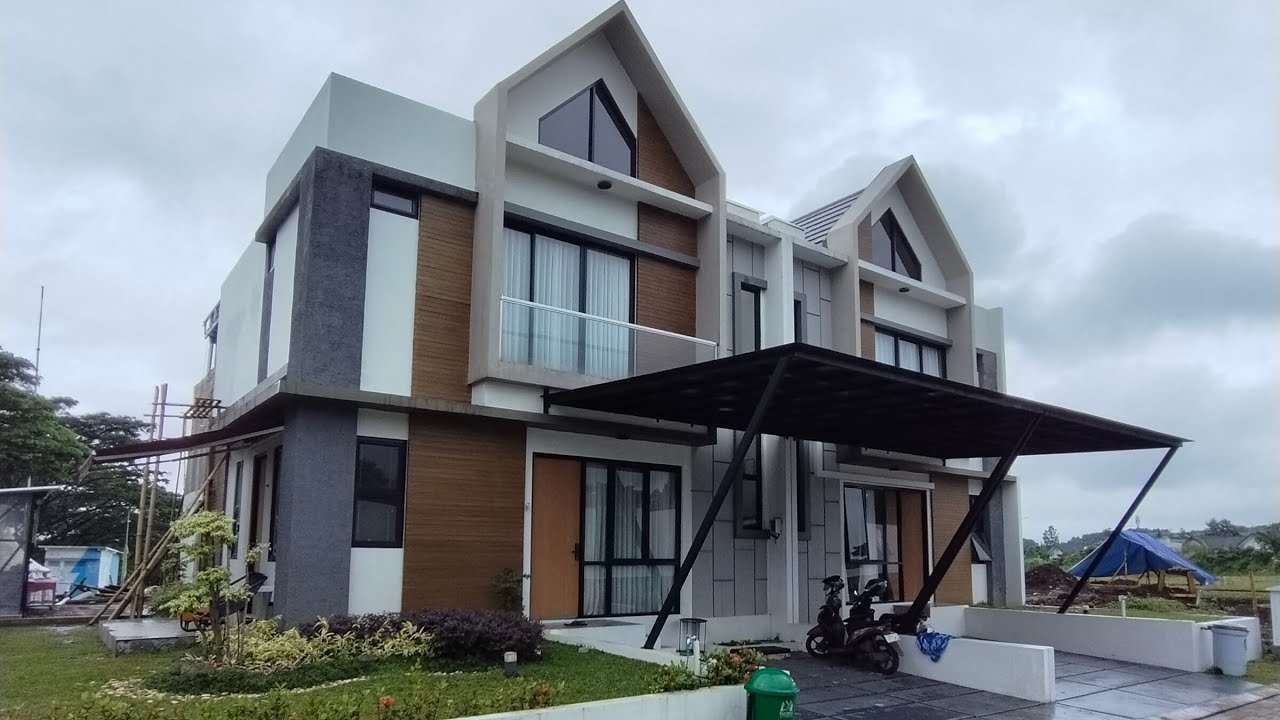 Dijual Hunian 2 Lt, Modern Scandinavian, Lb.78/Lt.84m², View Pegunungan di Bogor, Harga 1M-an