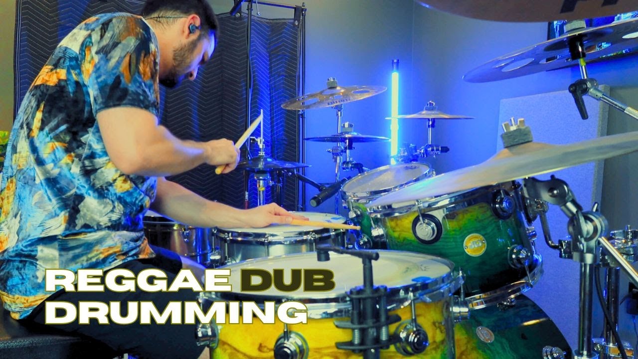 Reggae Dub Drumming  - One-Drop/Rockers/Steppers Rhythms