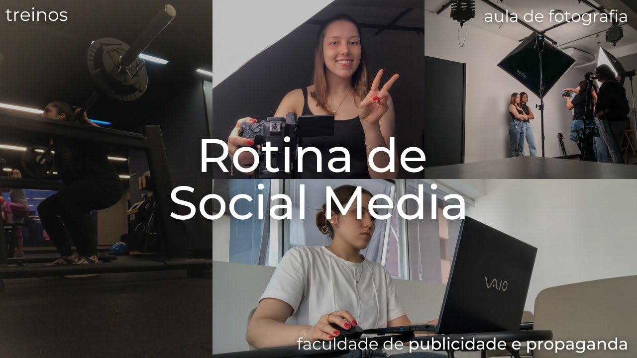 ROTINA DE SOCIAL MEDIA | COMO ME ORGANIZO PARA DAR CONTA DE EMPREENDER E FAZER FACULDADE  ✨