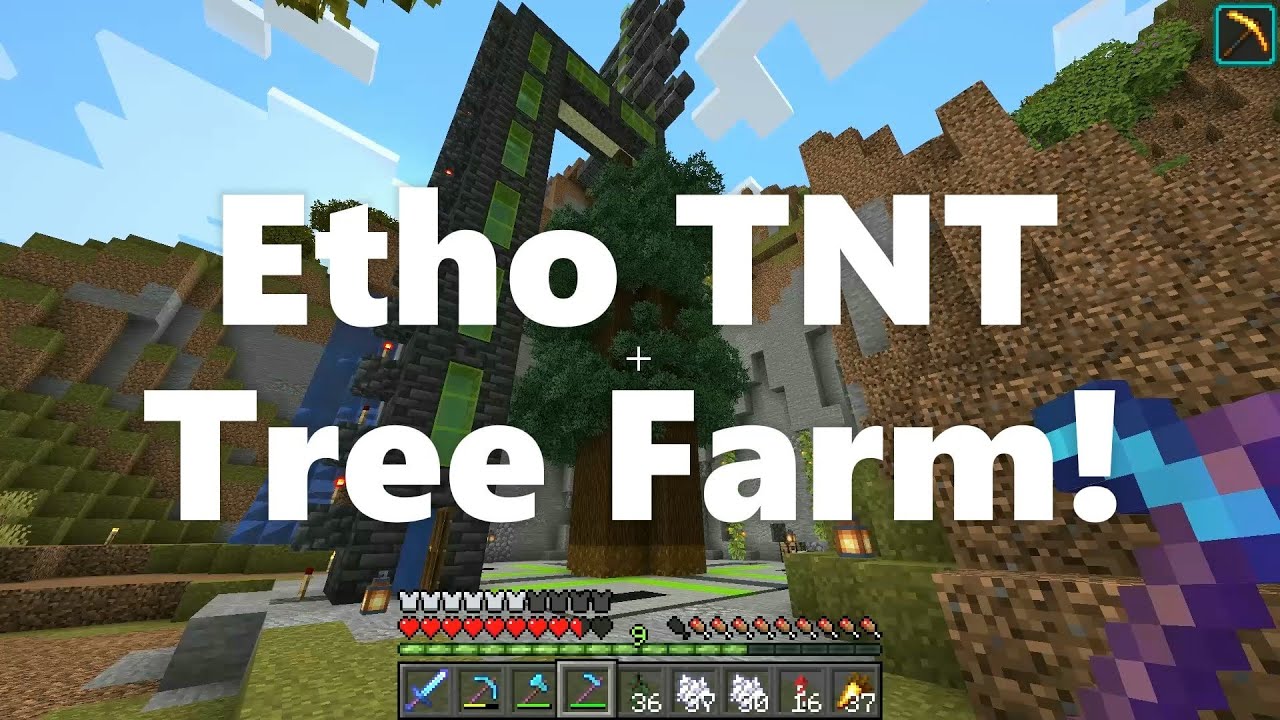 Etho's TNT Tree Farm 👌